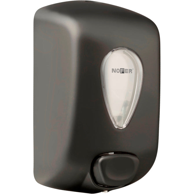 Dispenser sapone manuale Nofer Classic ABS nero 03036.N