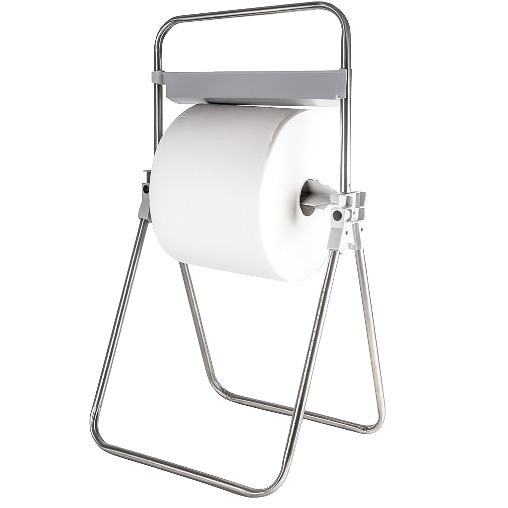 Dispenser carta industriale da terra Nofer 04008.B acciaio inox