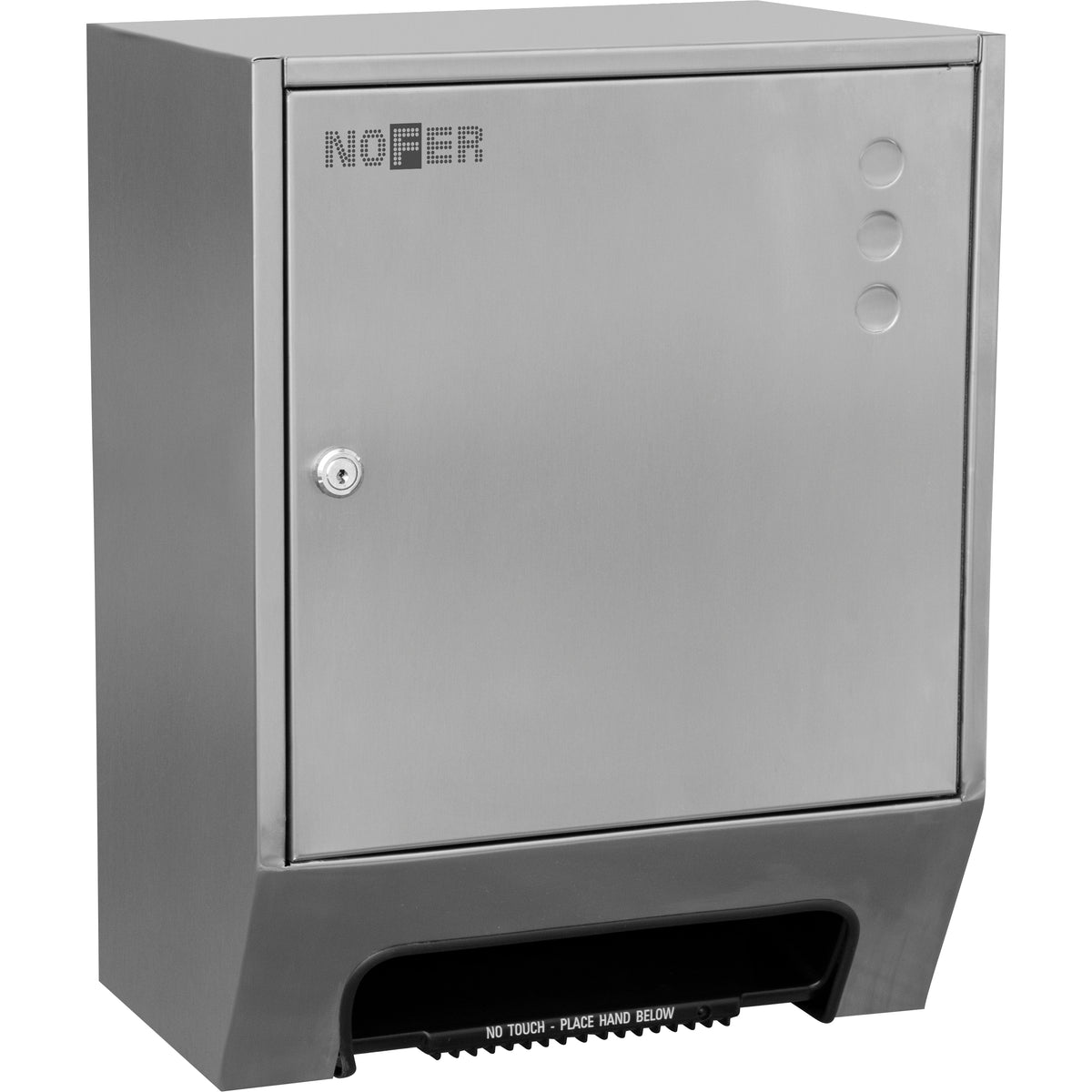 Dispenser asciugamani Nofer 04035.S inox satinato a superficie