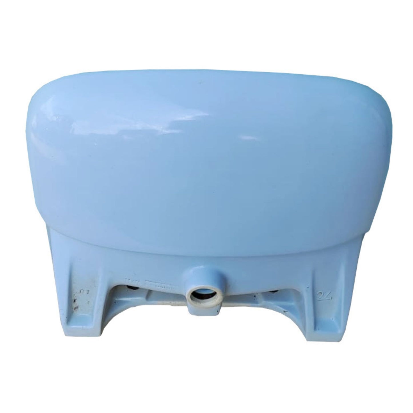 Ideal Standard Lavello Conca a pavimento colore AZZURRO SUSSURRATO, stile vintage per bagno classico o retrò, design senza tempo