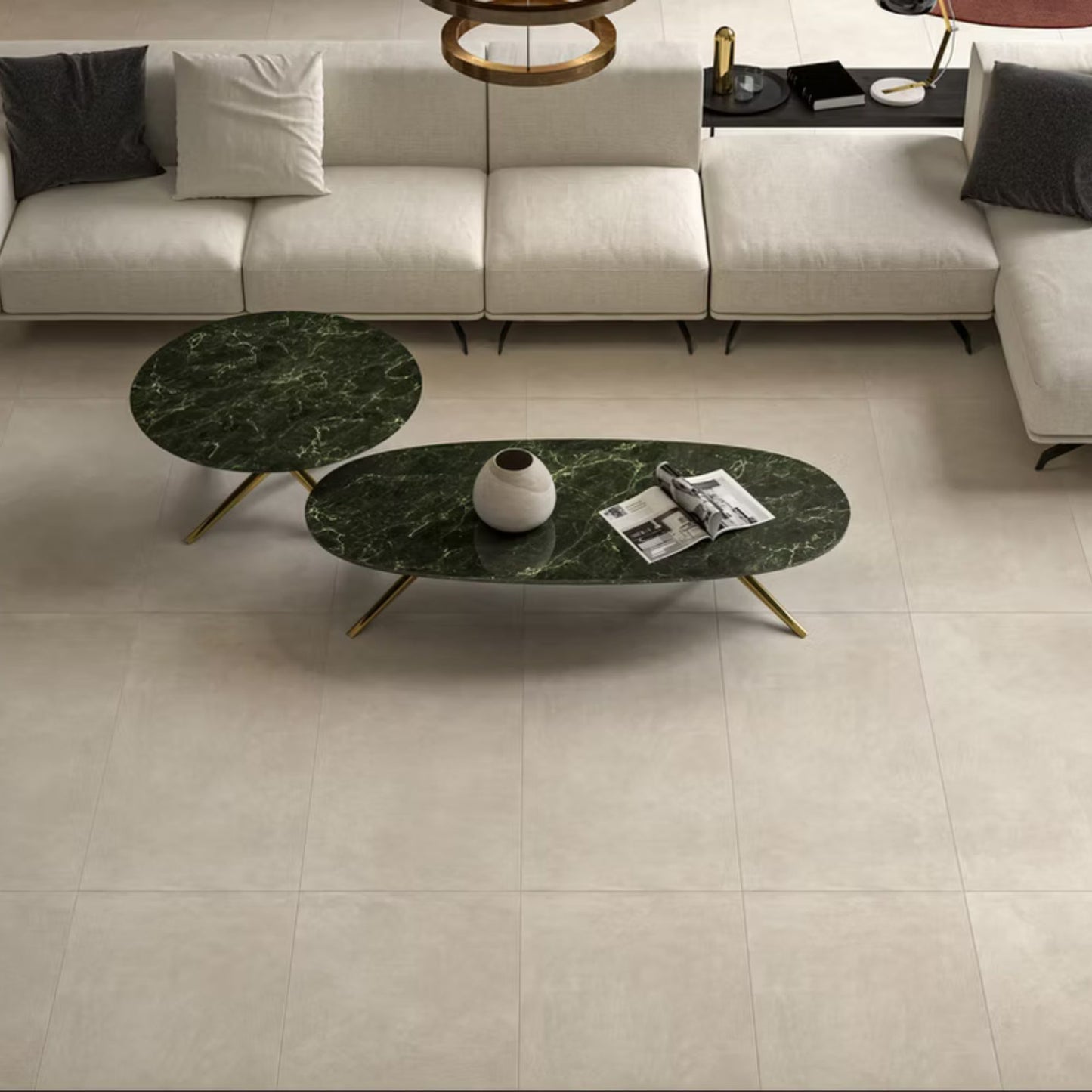 Piastrella RESINA ALMOND 80x80mm - IDEA CERAMICA gres porcellanato effetto resina e finitura moderna