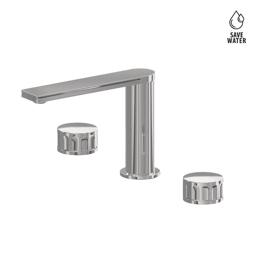 Gruppo Lavabo 3 Fori Newform Ionika – Rubinetteria Design Classico per Bagno Moderno