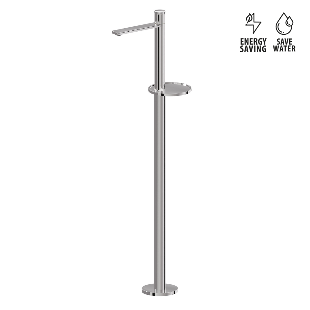Miscelatore Monocomando Lavabo a Colonna Ionika Newform – Design Classico per Bagno Moderno