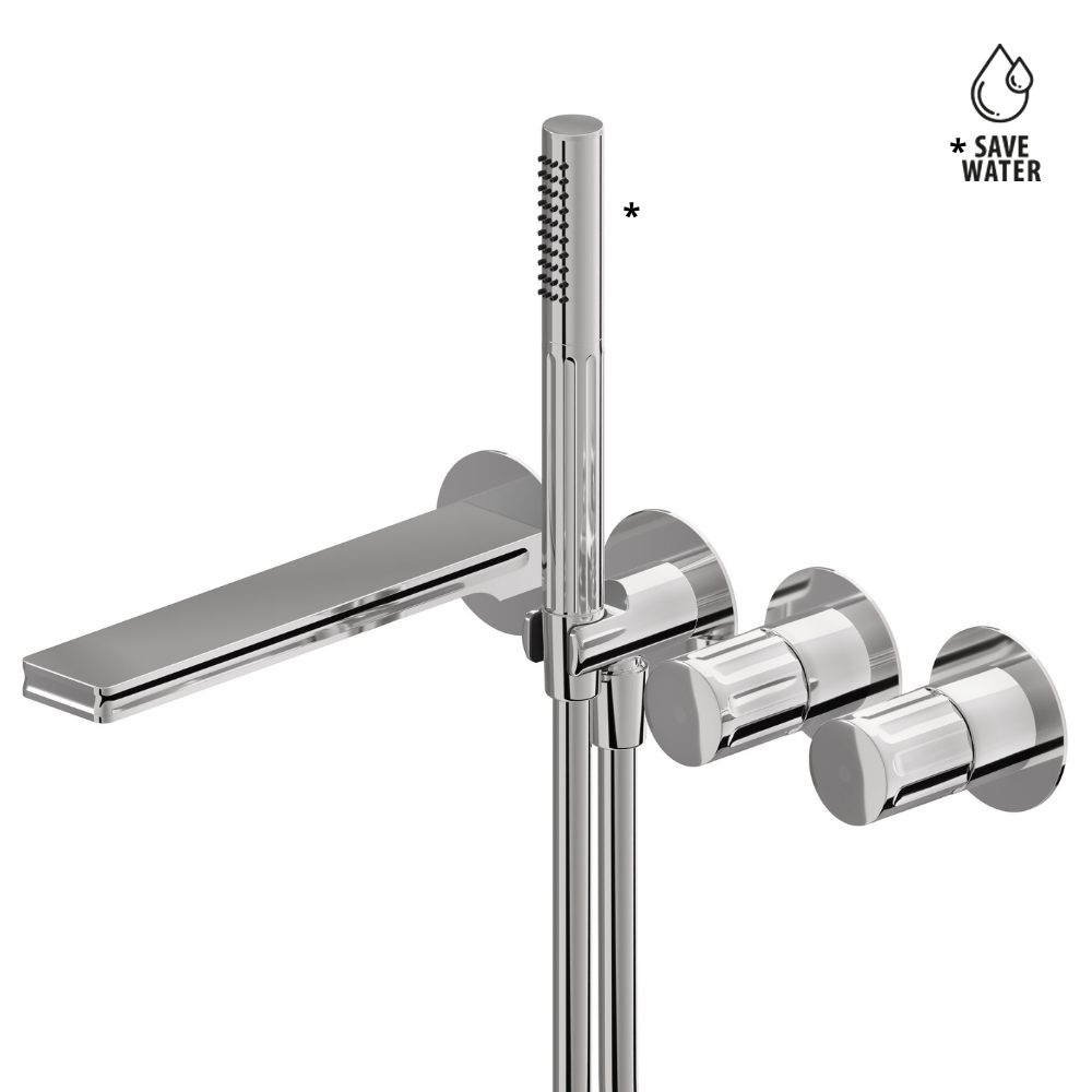 Gruppo Vasca a Parete Newform Ionika – Design Classico con Tecnologia Moderna