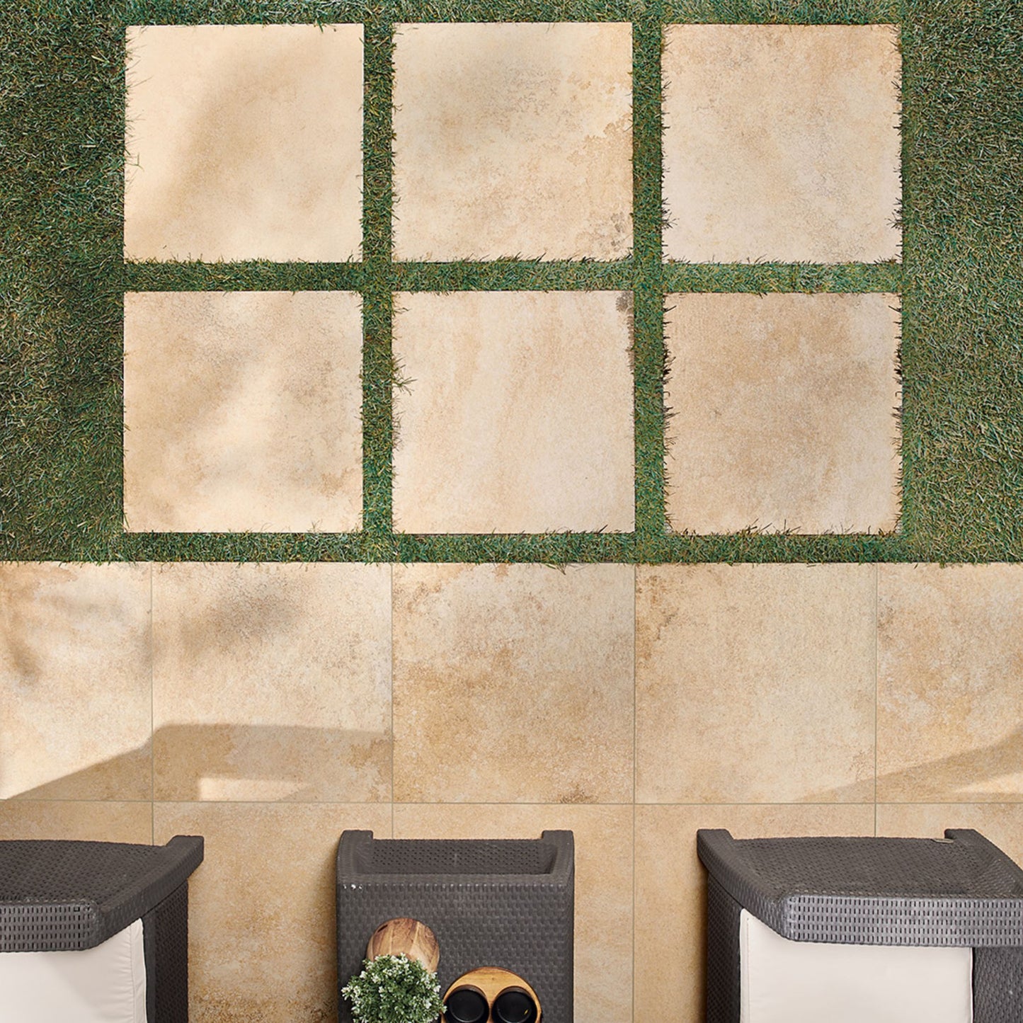 # AURUM STONE Gres porcellanato effetto pietra - TAGINA piastrelle da interno ed esterno ispirate alla pietra bavarese