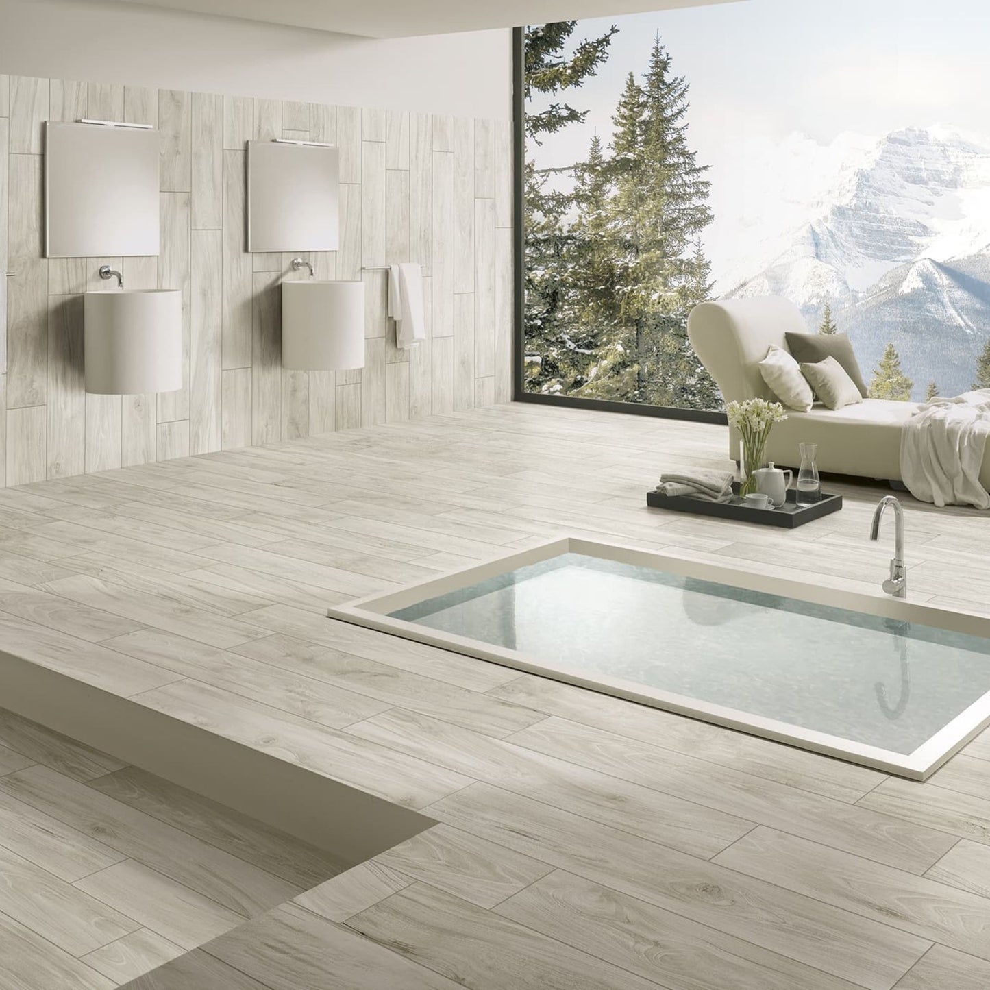 # AMAZON - LA FABBRICA gres effetto legno contemporaneo sobrio e geniuno