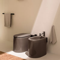 # BIDET A TERRA ITACA con ACCESSORIO A DESTRA - CIELO in ceramica ideale per chi desidera un bagno elegante