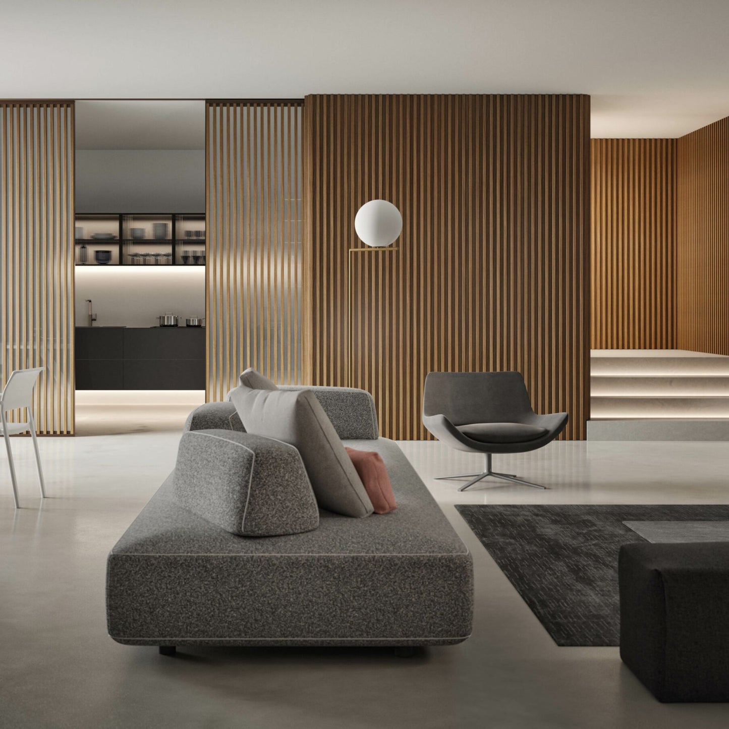 # BOISERIE DOGA - RES ITALIA Rivestimenti per pareti con doghe verticali e finiture personalizzabili
