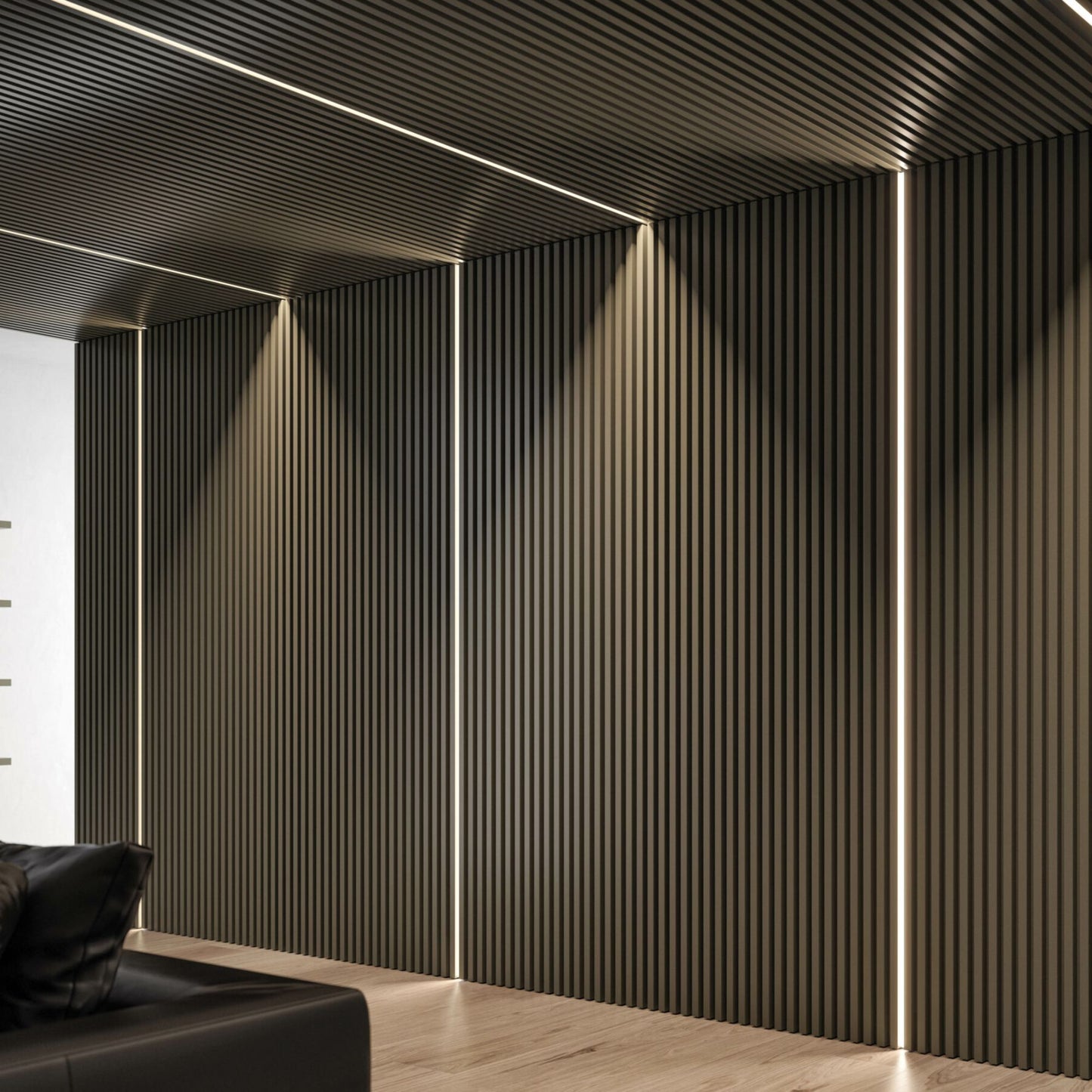 # BOISERIE DOGA - RES ITALIA Rivestimenti per pareti con doghe verticali e finiture personalizzabili