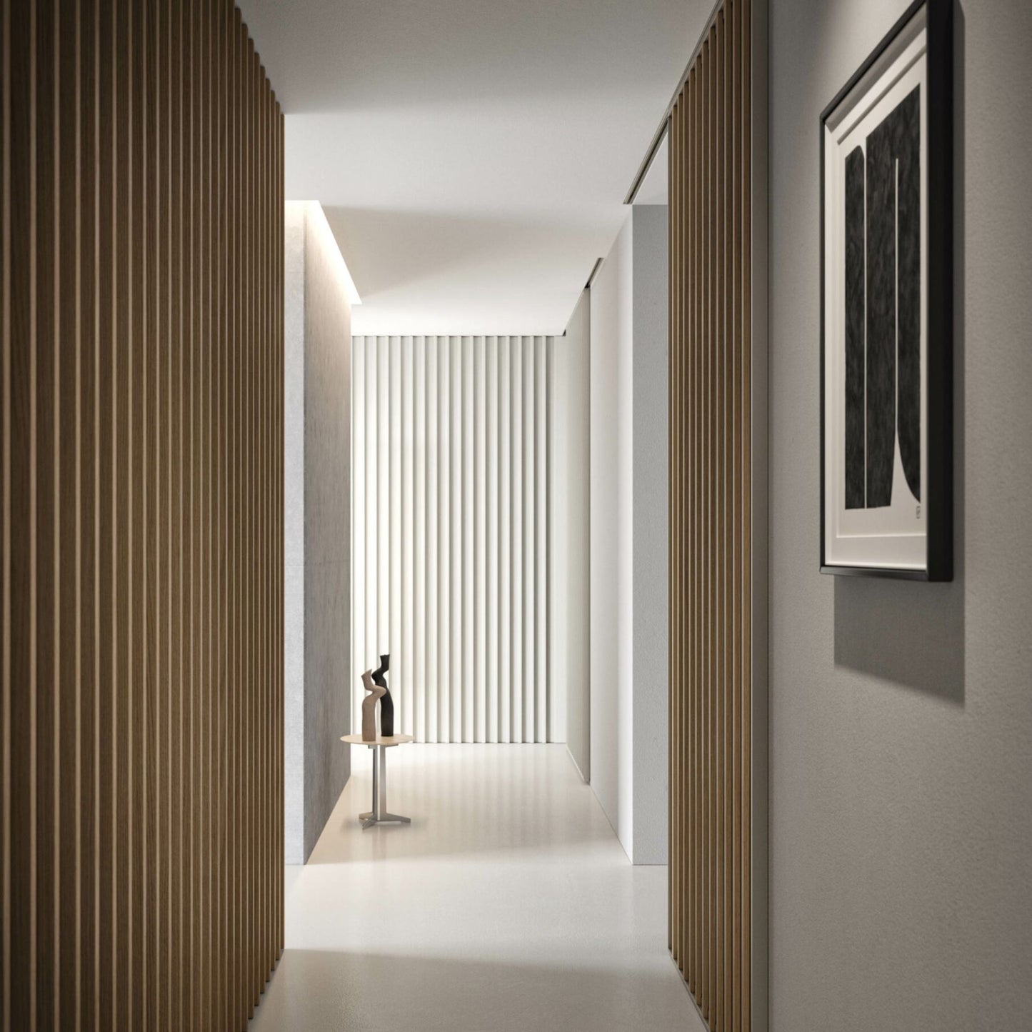 # BOISERIE DOGA - RES ITALIA Rivestimenti per pareti con doghe verticali e finiture personalizzabili