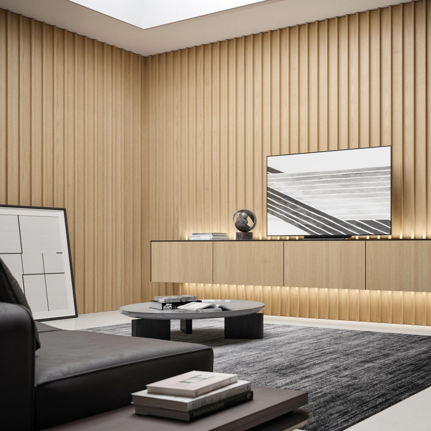 # BOISERIE DOGA - RES ITALIA Rivestimenti per pareti con doghe verticali e finiture personalizzabili