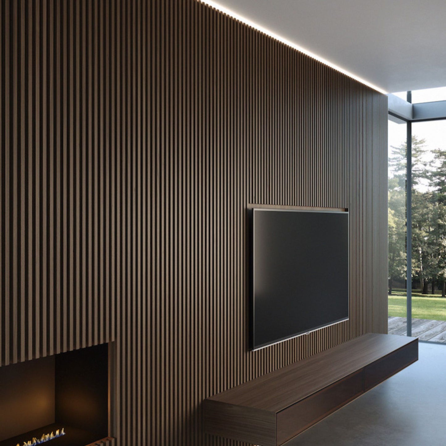 # BOISERIE DOGA - RES ITALIA Rivestimenti per pareti con doghe verticali e finiture personalizzabili