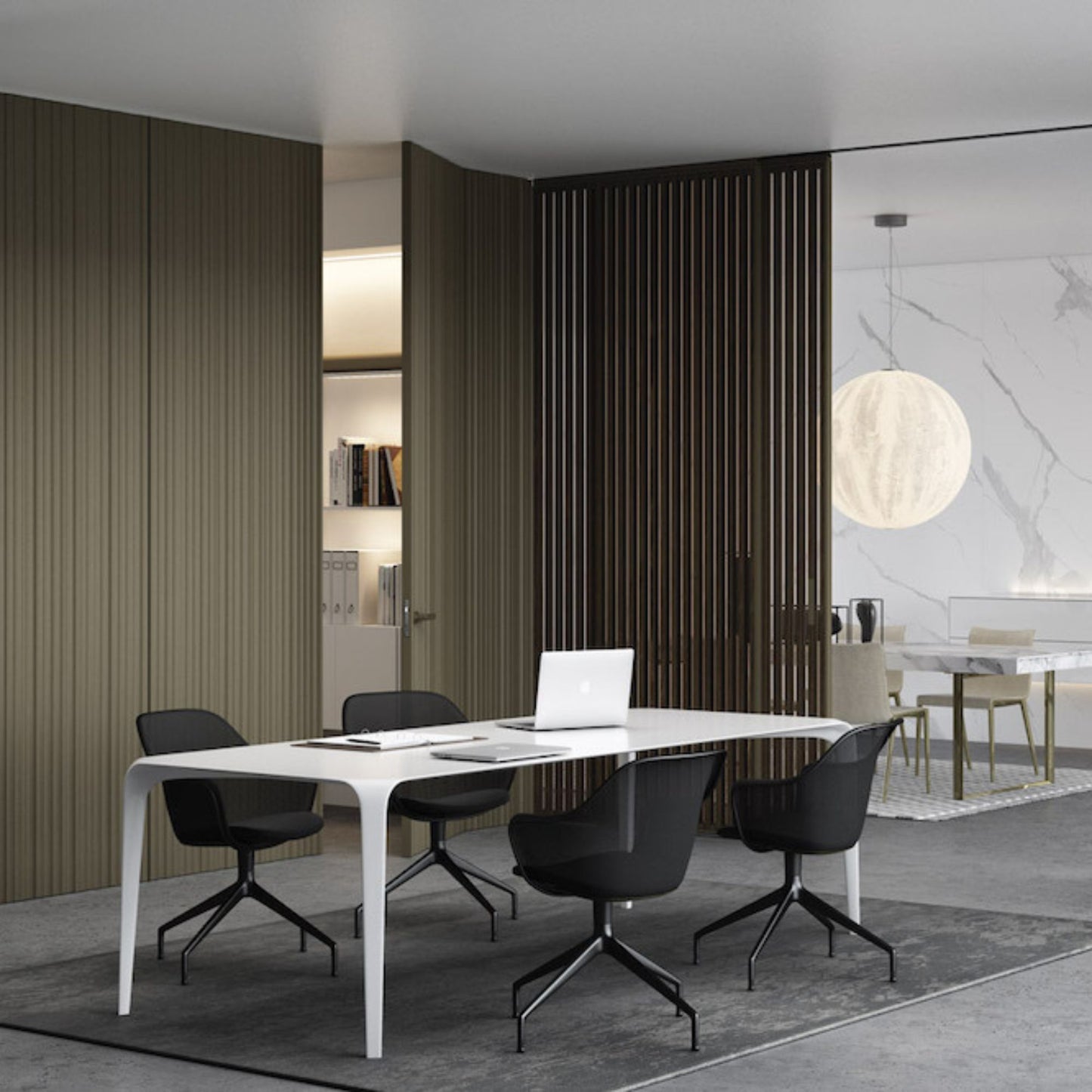 # BOISERIE WAVE - RES ITALIA Rivestimenti per pareti con solchi scolpiti e giochi di luce