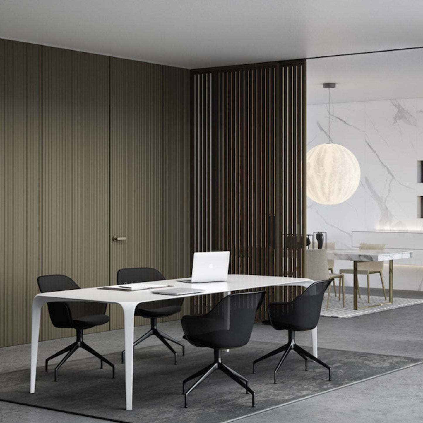 # BOISERIE WAVE - RES ITALIA Rivestimenti per pareti con solchi scolpiti e giochi di luce