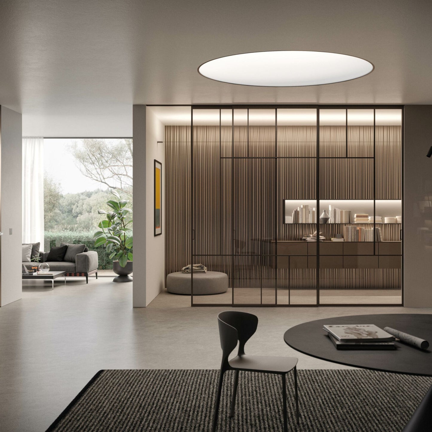 # BOISERIE WAVE - RES ITALIA Rivestimenti per pareti con solchi scolpiti e giochi di luce