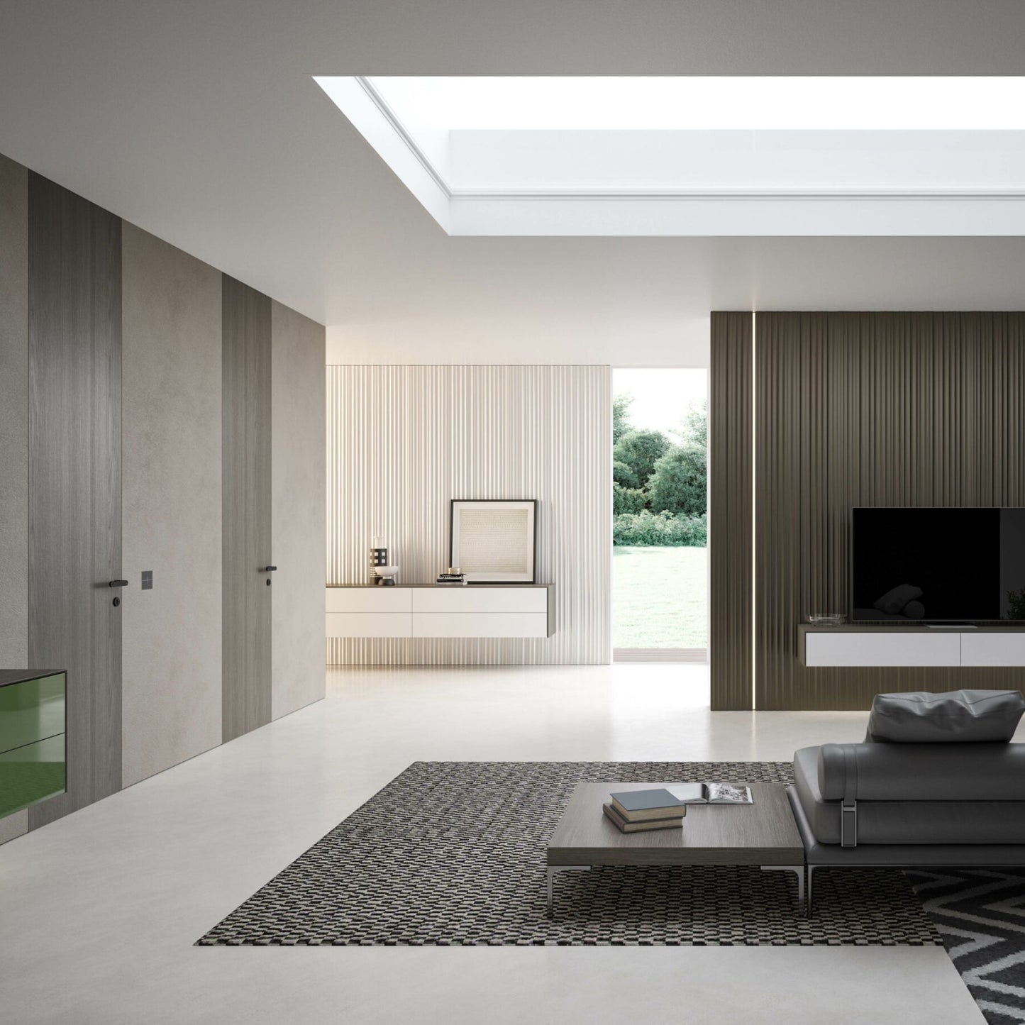 # BOISERIE WAVE - RES ITALIA Rivestimenti per pareti con solchi scolpiti e giochi di luce