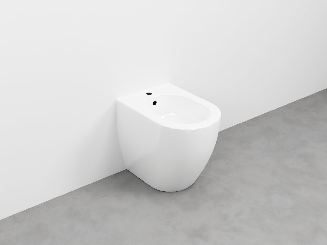 # BIDET A TERRA MINI 48 SMILE- CIELO sanitario compatto ideale per bagni piccoli e stretti