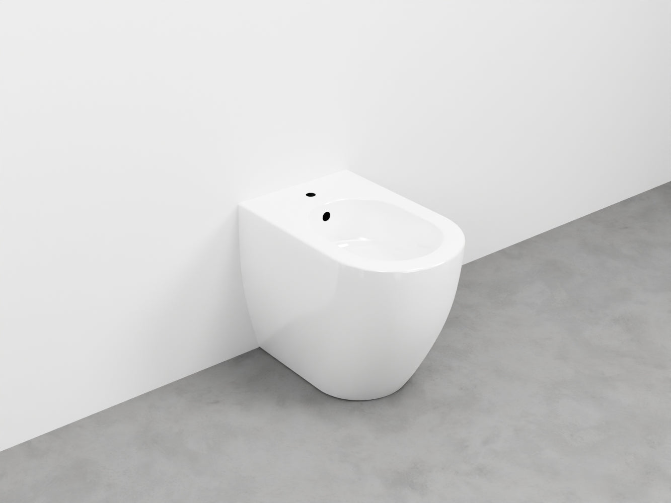 # BIDET A TERRA SMILE 53 in ceramica - CIELO sanitari bagno filo muro Made in Italy