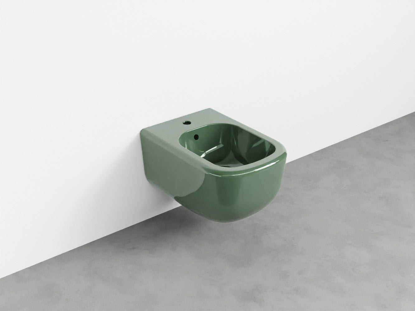 # BIDET SOSPESO monoforo ERA - CIELO compatibile Combifix con troppopieno e scarico rimless