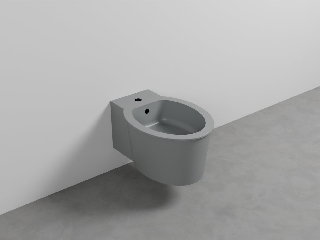 # BIDET SOSPESO con MONOFORO CATINO - CIELO sanitario in ceramica completo di fissaggio