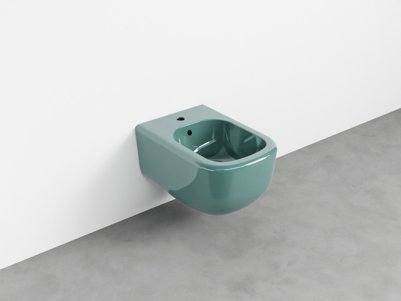 # BIDET SOSPESO monoforo ERA - CIELO compatibile Combifix con troppopieno e scarico rimless