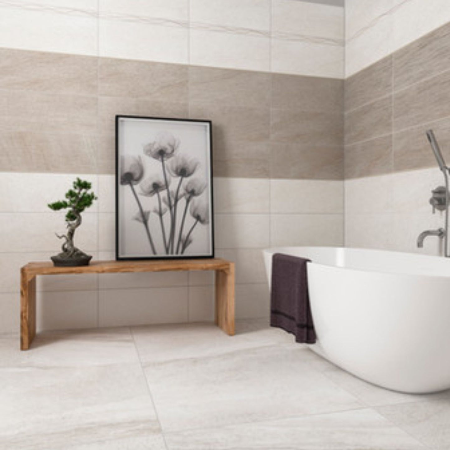 CERAMICA IDEA BEST BICOTTURA SCULPTURE IVORY 25x60 piastrelle rivestimenti per pareti bagno
