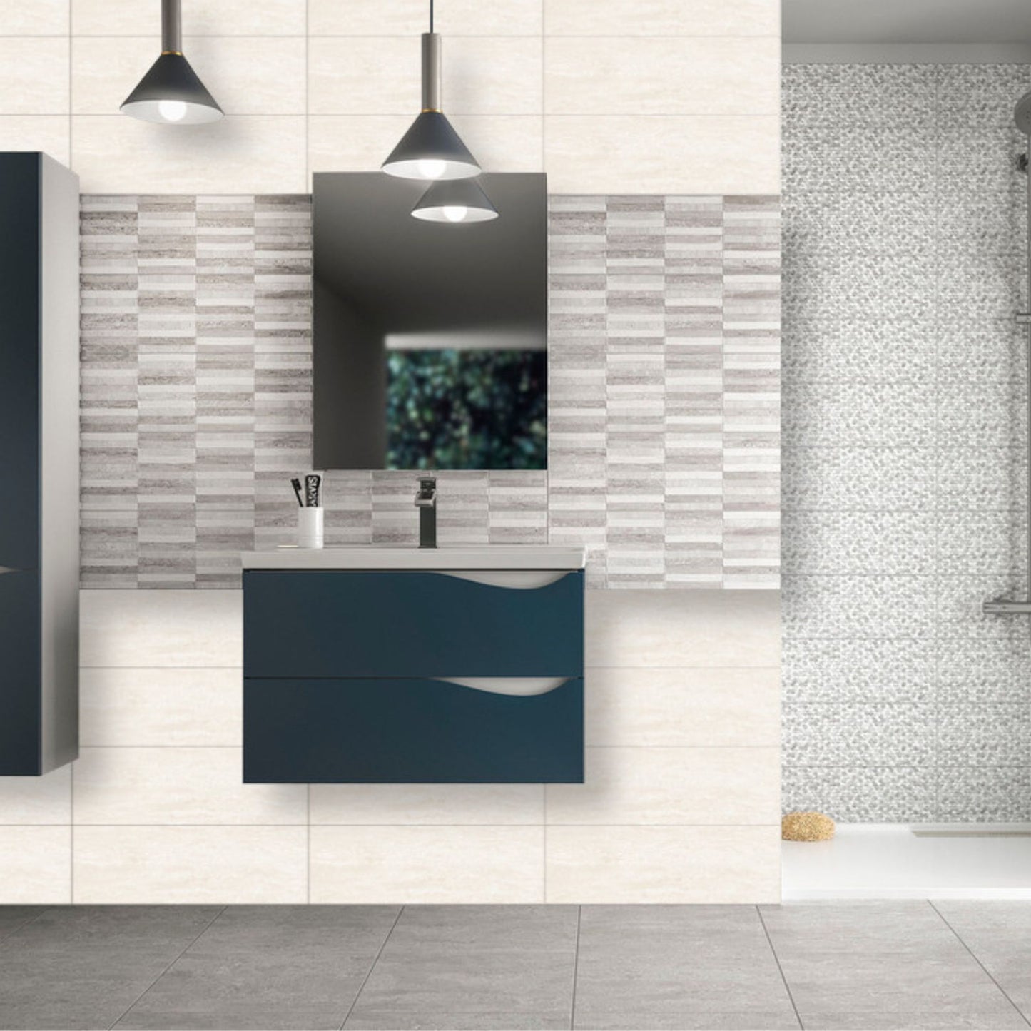 CERAMICA IDEA MARVEL BICOTTURA BEIGE 20X60 rivestimenti per pareti bagno