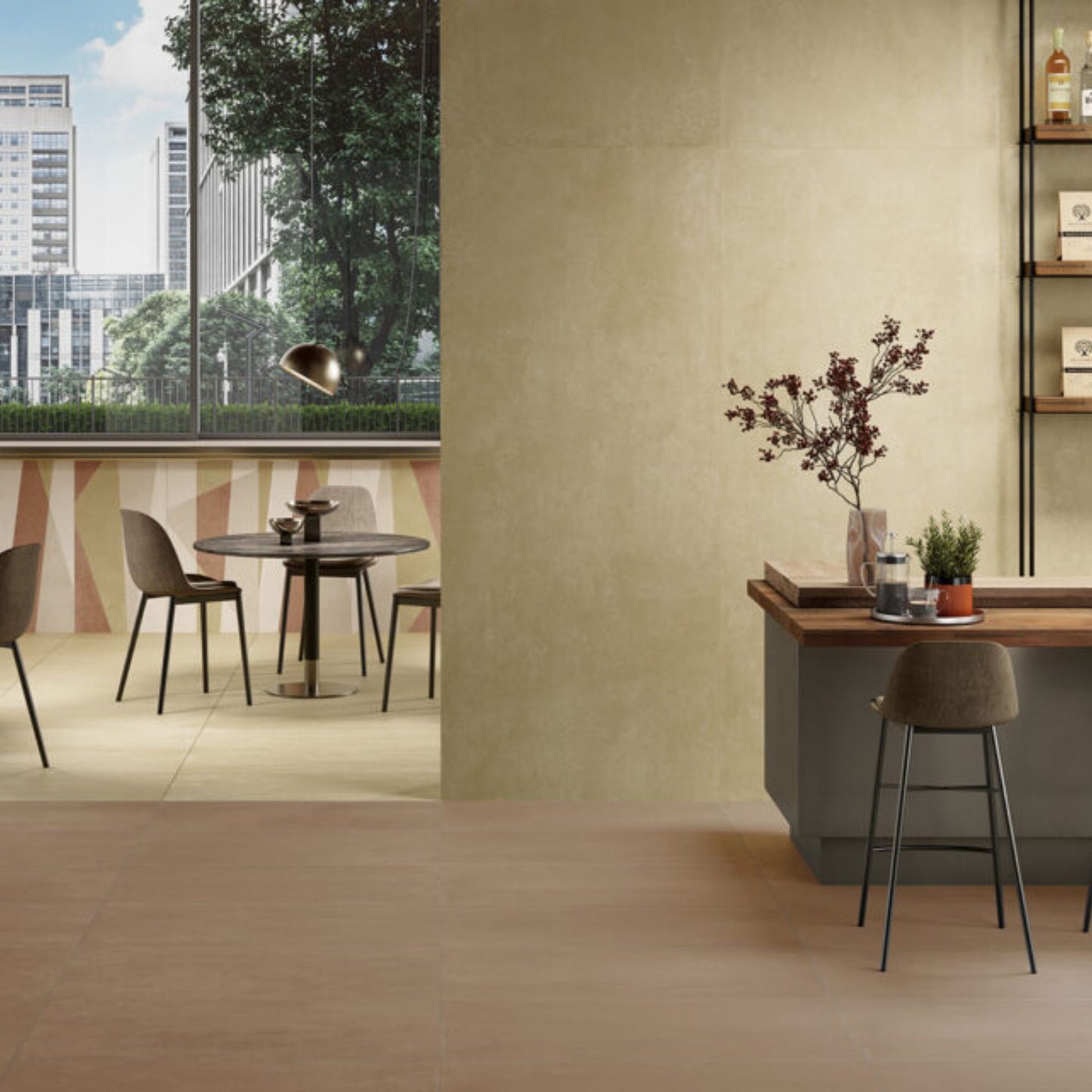 # CITY STONE Gres porcellanato effetto pietra e cemento - TAGINA piastrelle per interni ed esterni, superfici R11