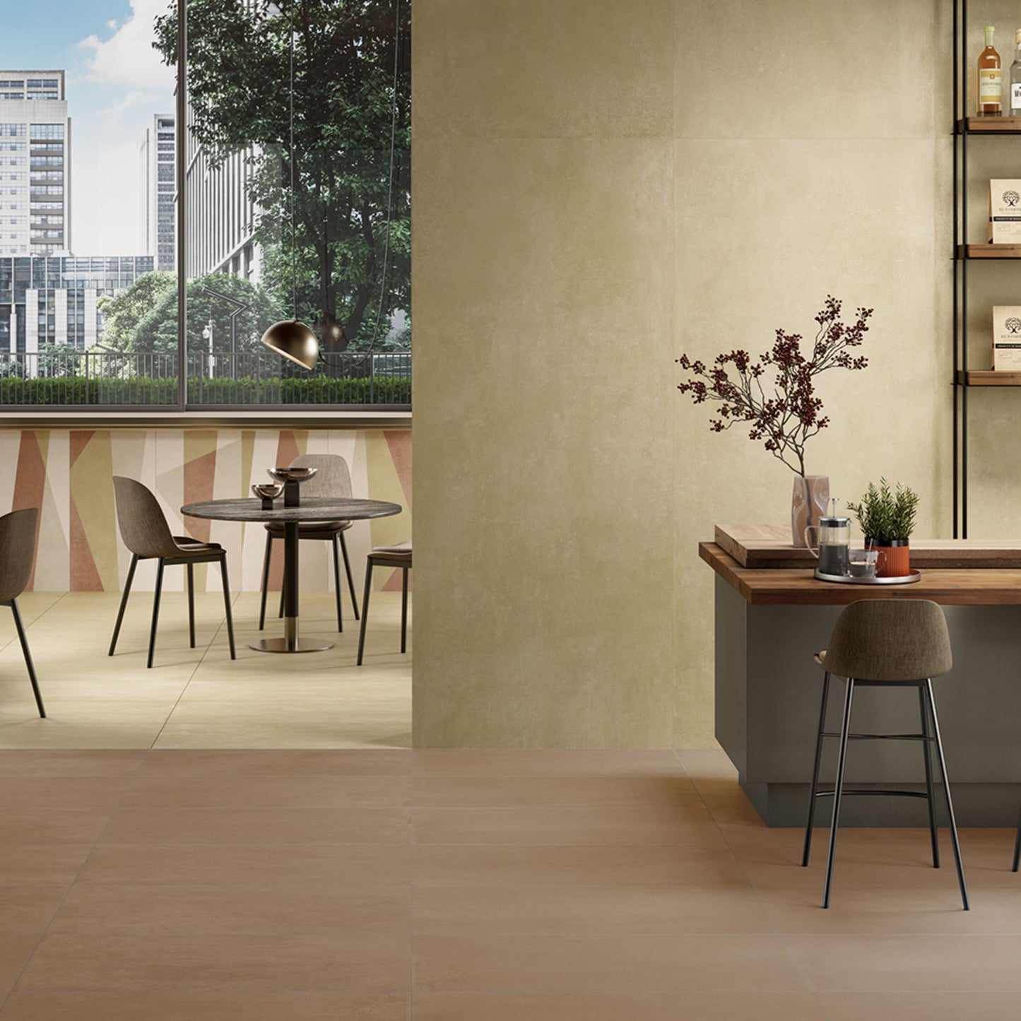 # CITY STONE Gres porcellanato effetto pietra e cemento - TAGINA piastrelle per interni ed esterni, superfici R11
