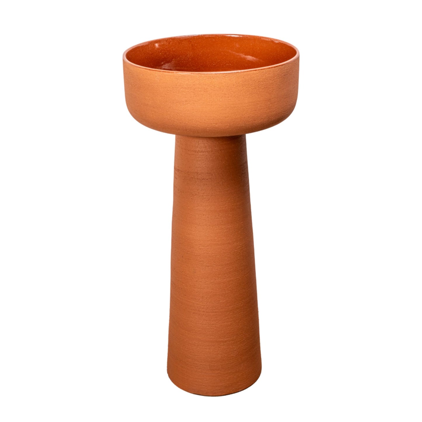 COLONNA CON LAVABO INDEX RED PEDESTAL IN TERRACOTTA - CIPÍ Made in Italy, design bagno moderno di alta qualità