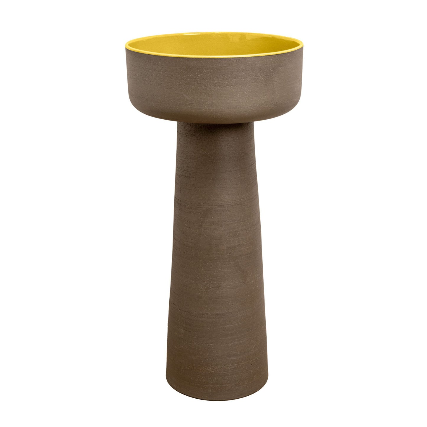 COLONNA CON LAVABO INDEX TERRA PEDESTAL IN TERRACOTTA - CIPÍ Made in Italy, design bagno moderno di alta qualità