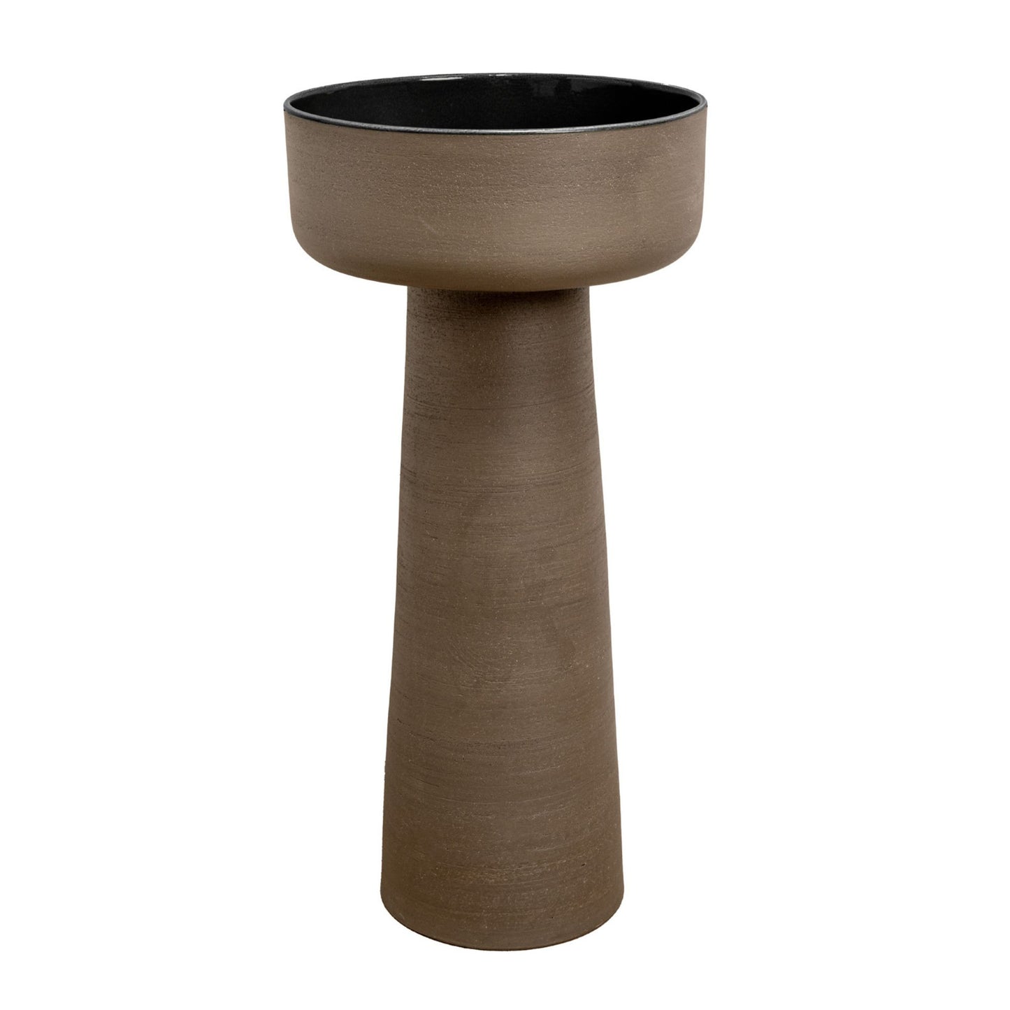 COLONNA CON LAVABO INDEX TERRA PEDESTAL IN TERRACOTTA - CIPÍ Made in Italy, design bagno moderno di alta qualità