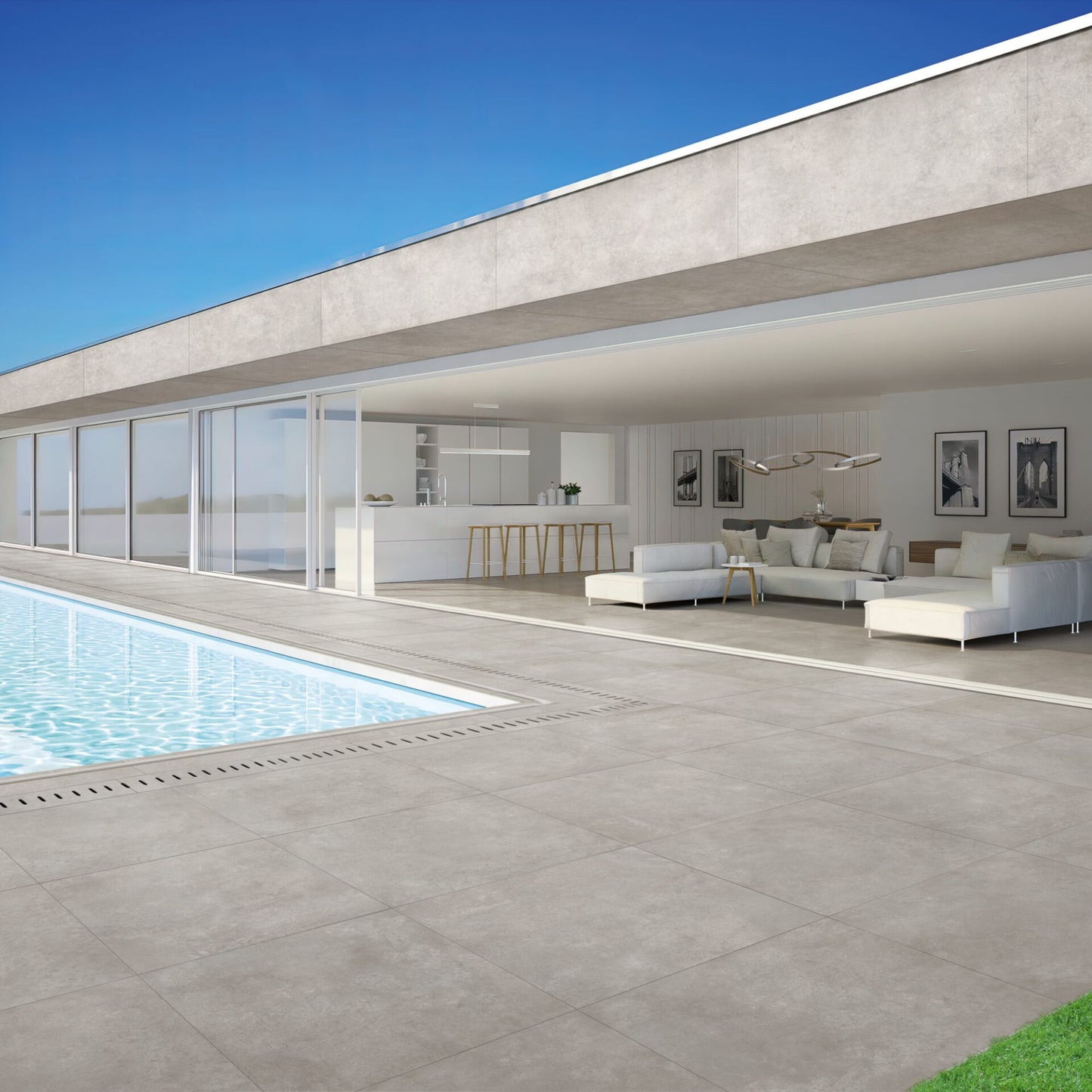 # CONCRETA Gres porcellanato effetto cemento - TAGINA piastrelle che incarnano l’essenza del minimalismo contemporaneo