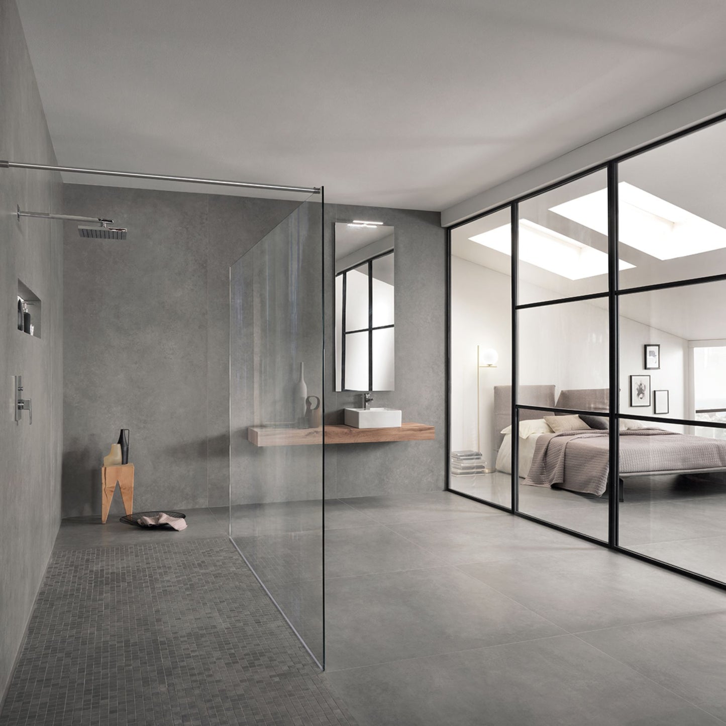 # CONCRETA Gres porcellanato effetto cemento - TAGINA piastrelle che incarnano l’essenza del minimalismo contemporaneo