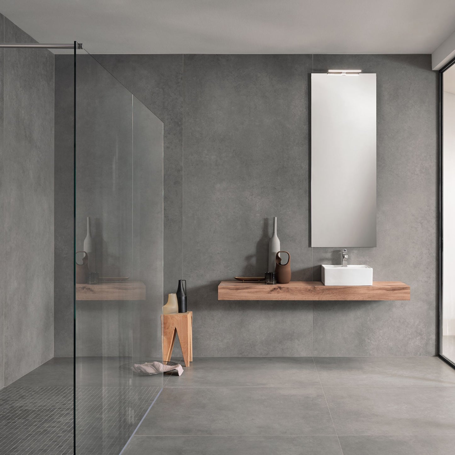 # CONCRETA Gres porcellanato effetto cemento - TAGINA piastrelle che incarnano l’essenza del minimalismo contemporaneo