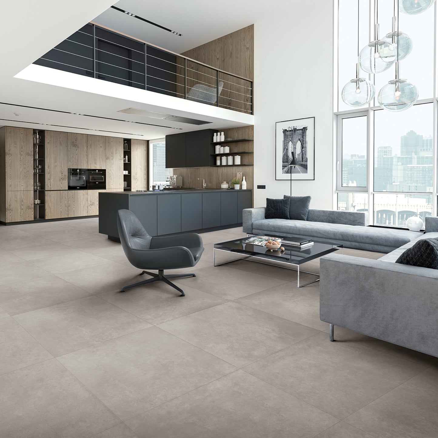 # CONCRETA Gres porcellanato effetto cemento - TAGINA piastrelle che incarnano l’essenza del minimalismo contemporaneo