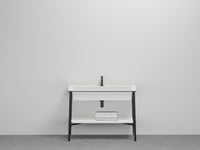 # LAVABO RETTANGOLARE con PIANO CATINO - CIELO mobile lavandino a vasca singola in ceramica a terra