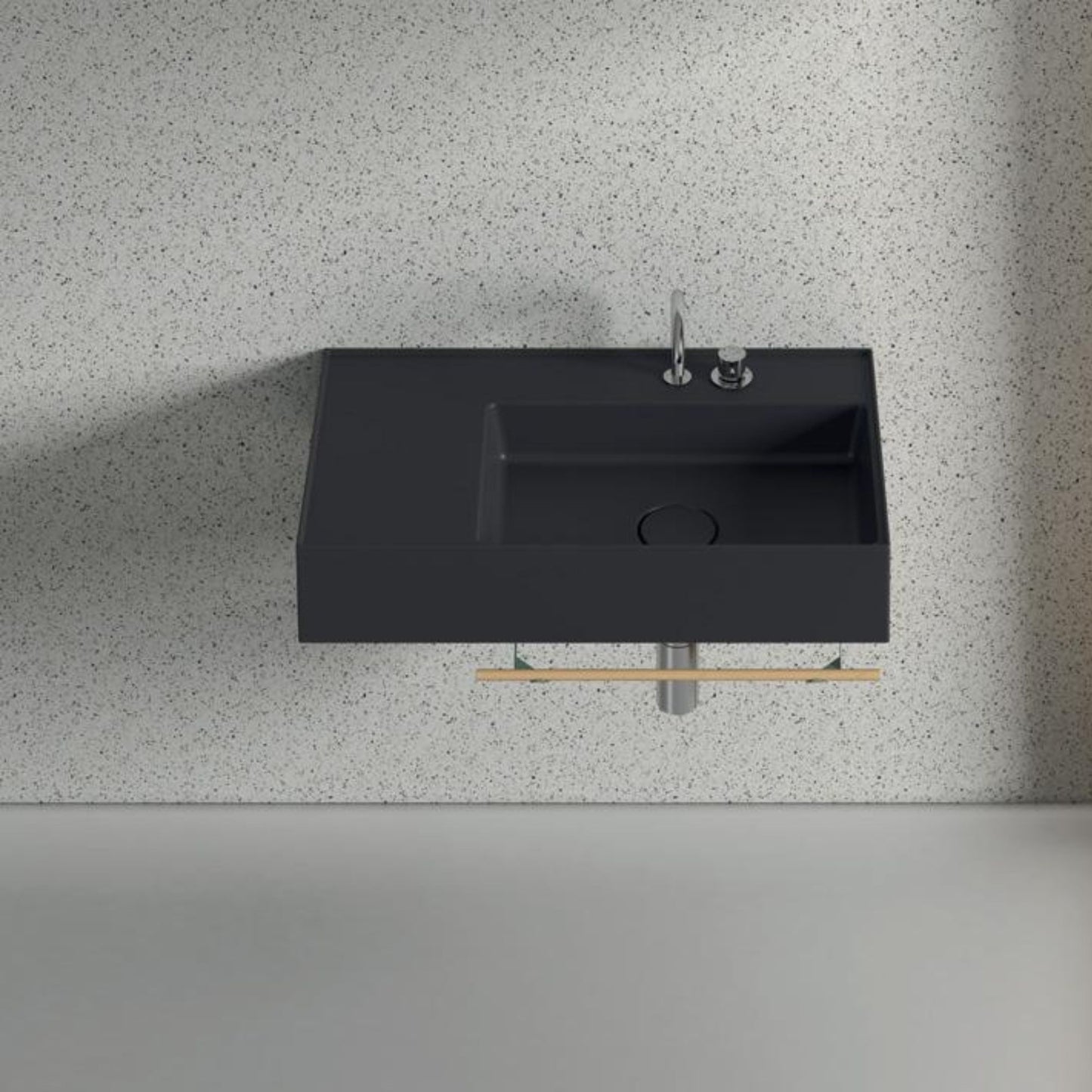 DOMUSFALERII CONSOLLE LAVANDINO LAVATRUCCO DESTRO 80x46 in ceramica