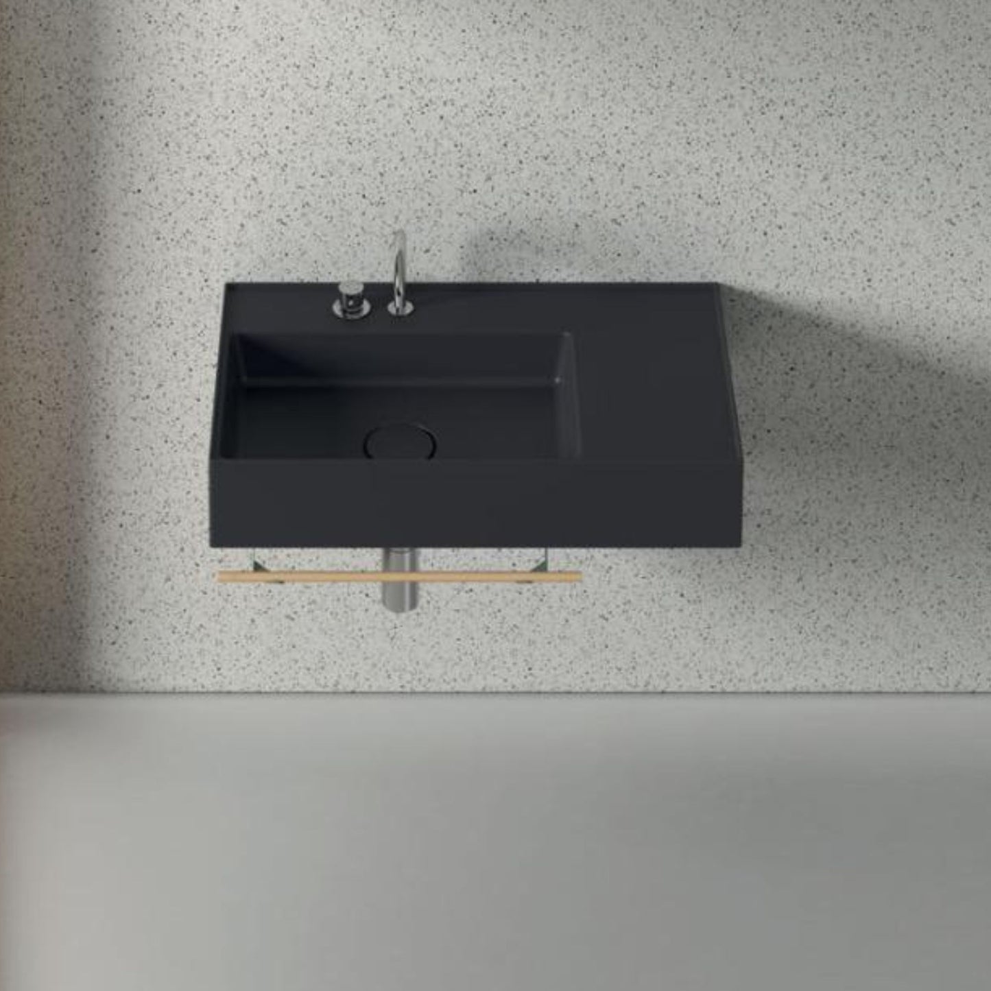 DOMUSFALERII CONSOLLE LAVANDINO LAVATRUCCO SINISTRO 80x46 in ceramica