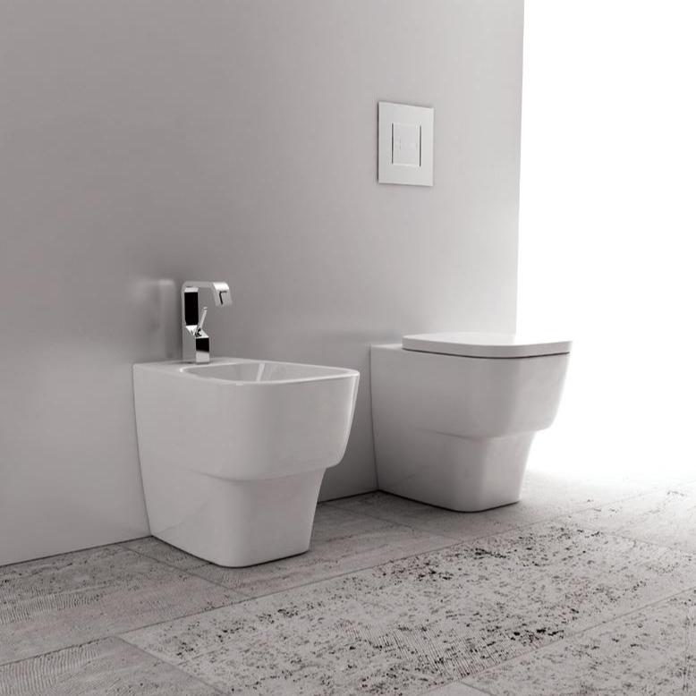 DOMUSFALERII F50 SMALL WC BIANCO A TERRA sanitari in ceramica per bagno
