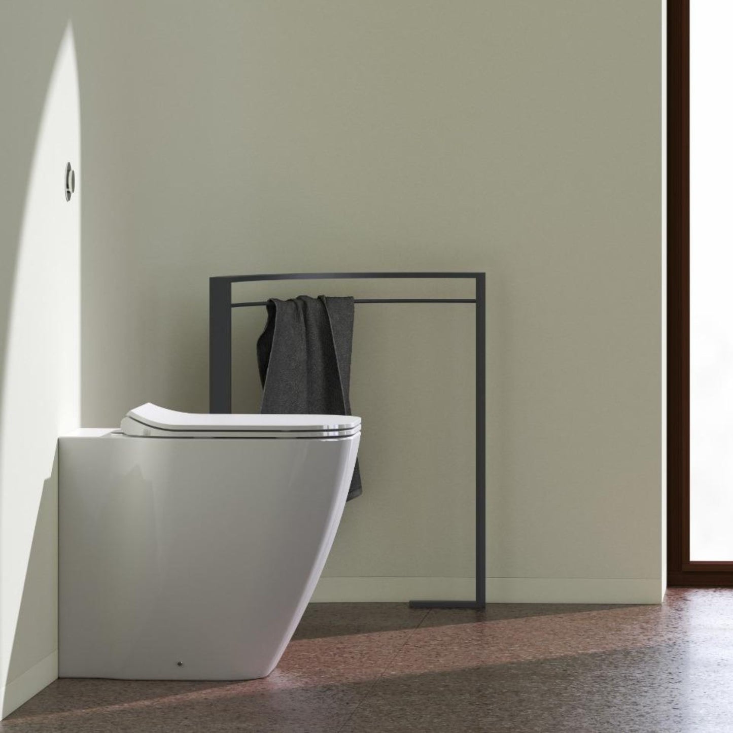 DOMUSFALERII F50 SPECIAL VASO A TERRA senza brida wc water sanitari in ceramica