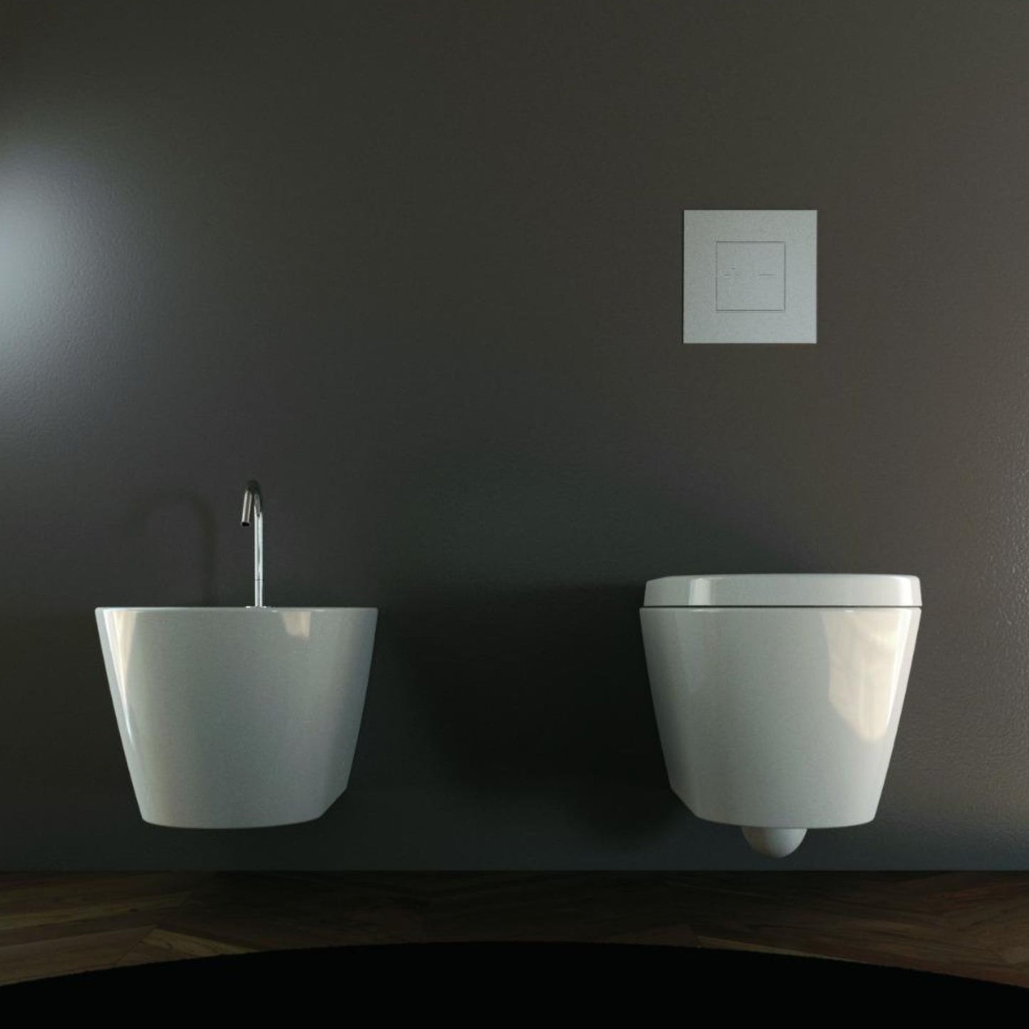 DOMUSFALERII FOGLIA MEDIUM BIDET BIANCO SOSPESO sanitari per bagno