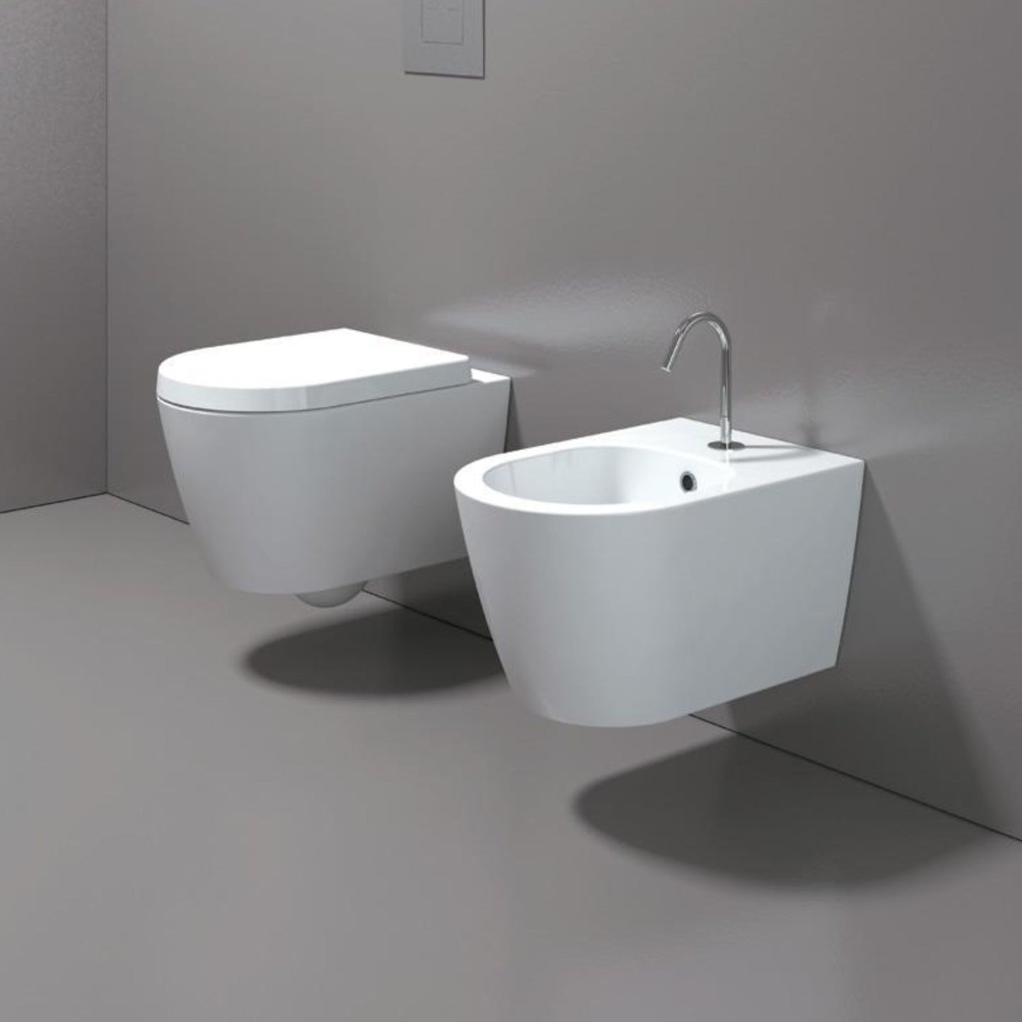 DOMUSFALERII FOGLIA MEDIUM BIDET BIANCO SOSPESO sanitari per bagno