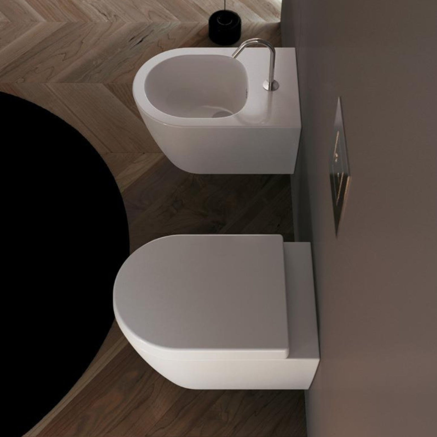 DOMUSFALERII FOGLIA MEDIUM BIDET BIANCO SOSPESO sanitari per bagno