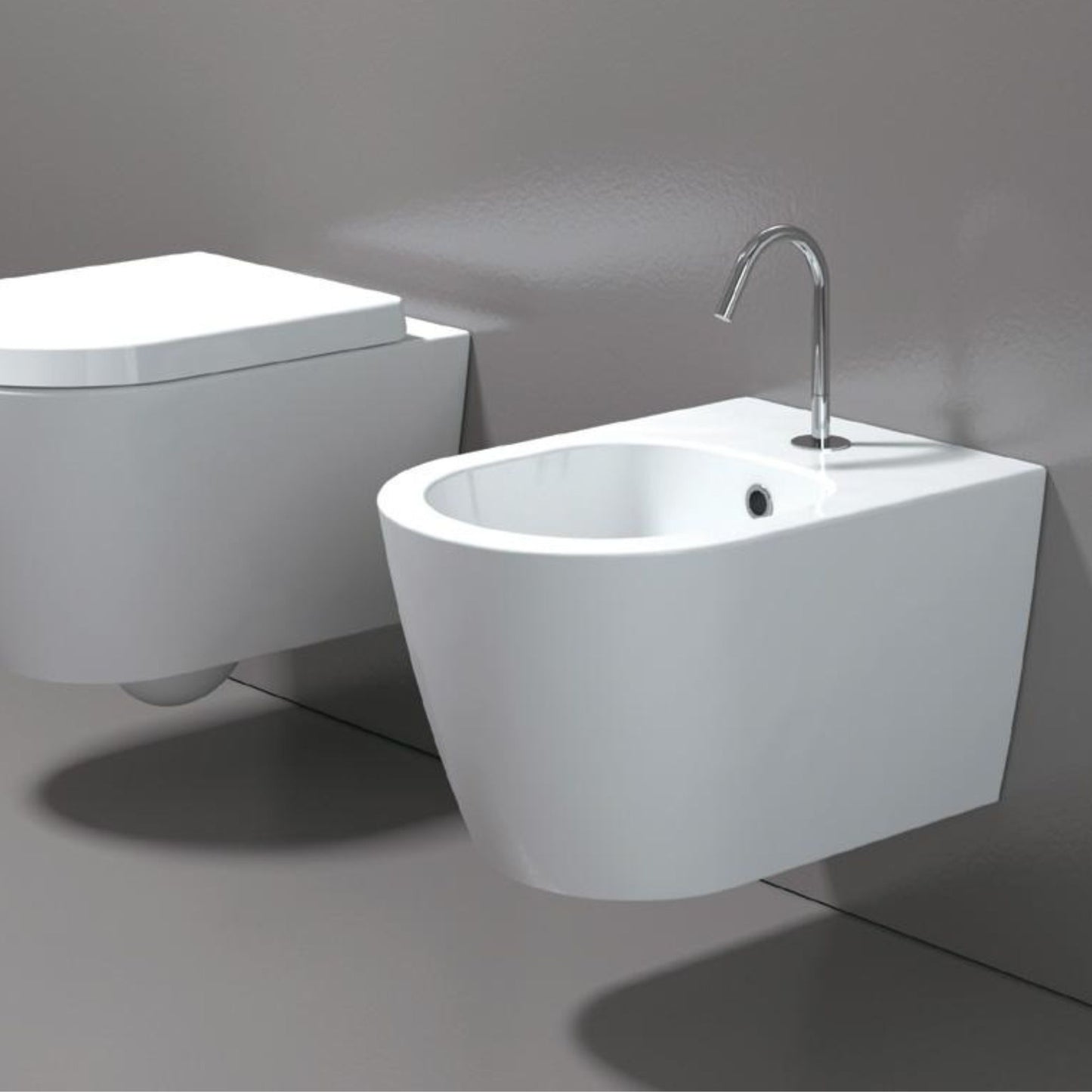 DOMUSFALERII FOGLIA MEDIUM BIDET BIANCO SOSPESO sanitari per bagno