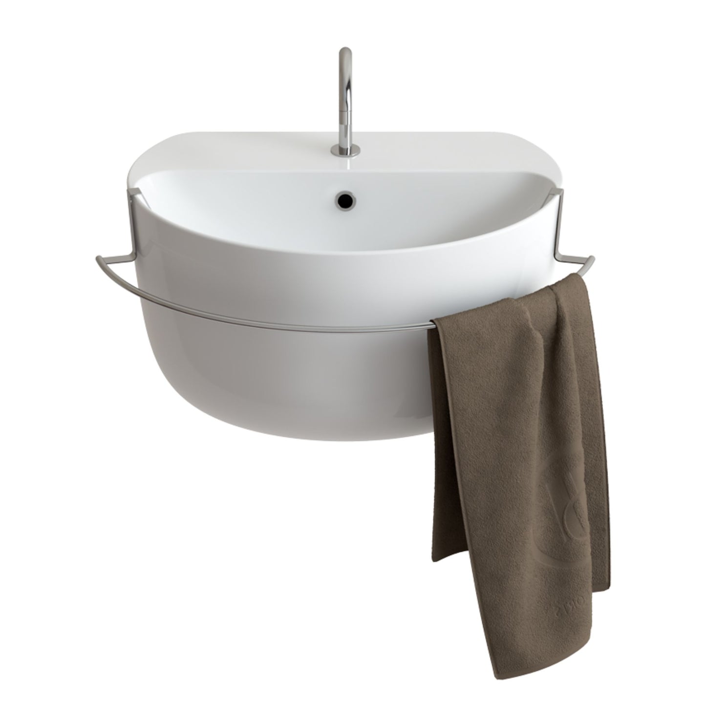 DOMUSFALERII GRAN MASCALZONE LAVABO BIANCO 60x40cm lavandino in ceramica