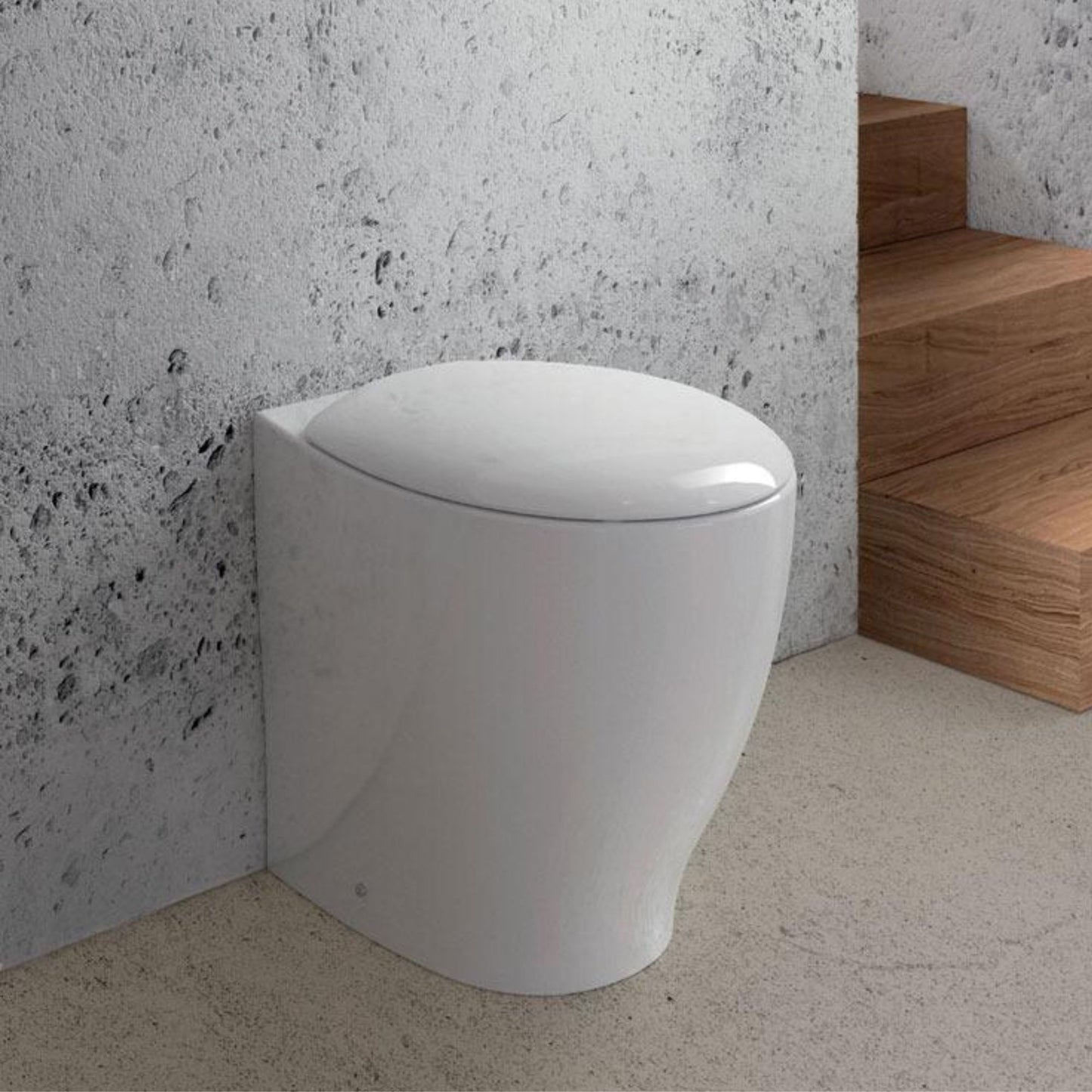 DOMUSFALERII MASCALZONE VASO BIANCO A TERRA water sanitari wc per bagno