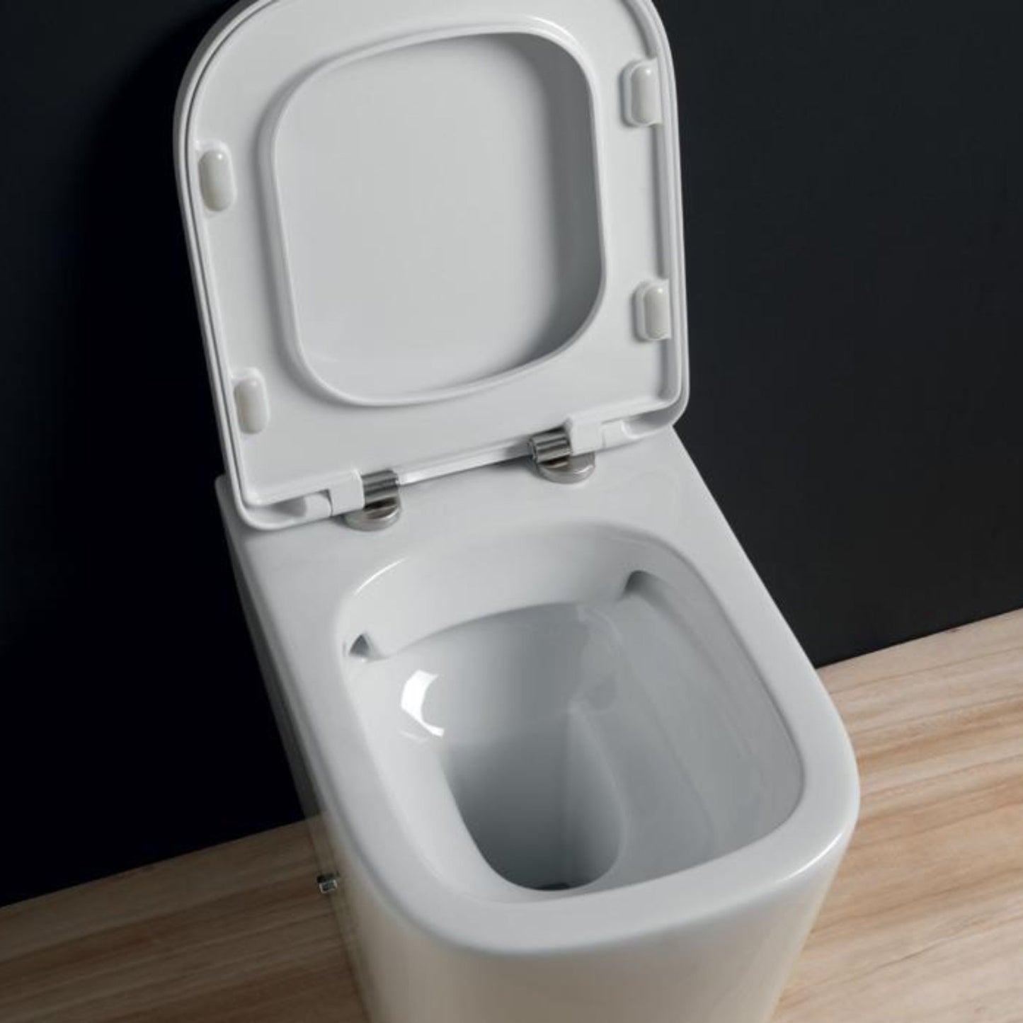 DOMUSFALERII QUADRA VASO RIMLESS A TERRA BIANCO sanitari wc in ceramica
