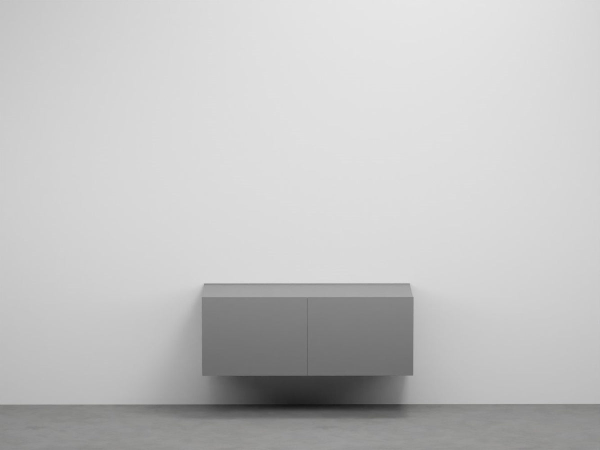 # MOBILE SOSPESO DELFO 113 con PIANO IN CERAMICA RETTANGOLARE - VERSIONE LISCIA - CIELO arredo per bagno
