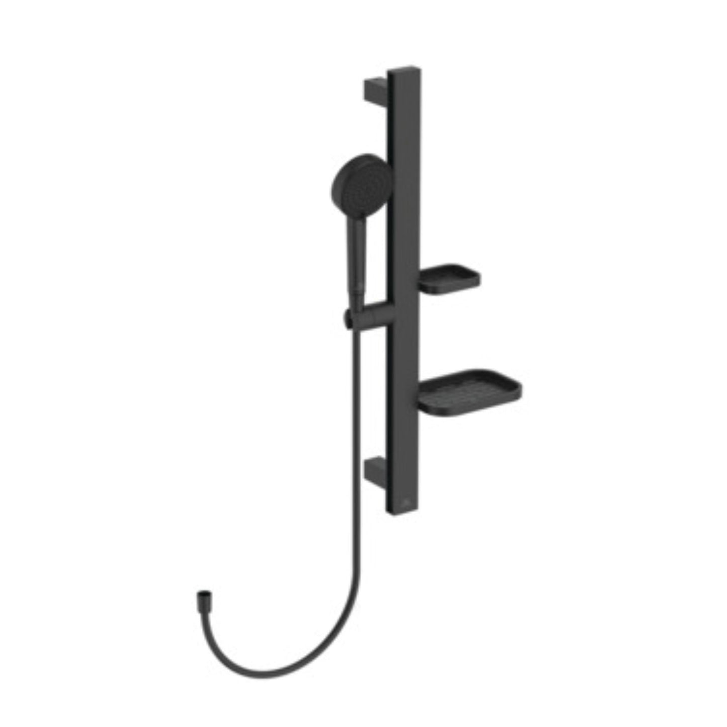 IDEAL STANDARD ALU+ ASTA DOCCIA NERO SETA 700mm in alluminio anodizzato